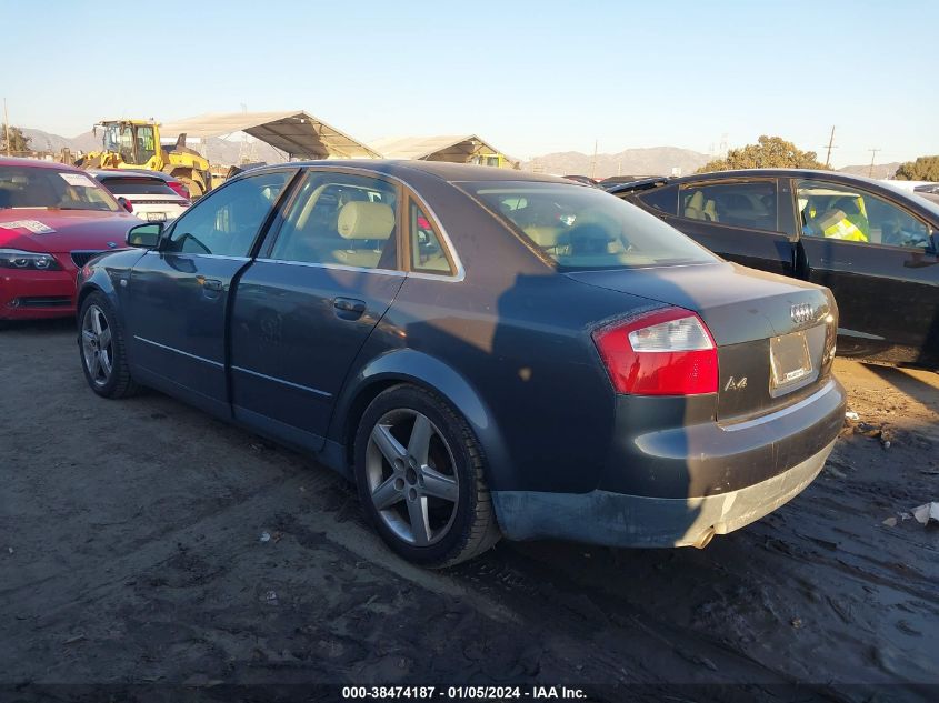 WAULT68E23A386214 2003 Audi A4 3.0