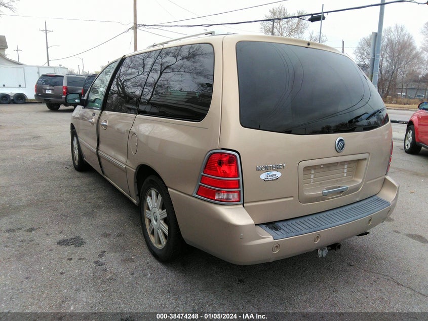2007 Mercury Monterey Luxury VIN: 2MRDA22237BJ01242 Lot: 38474248