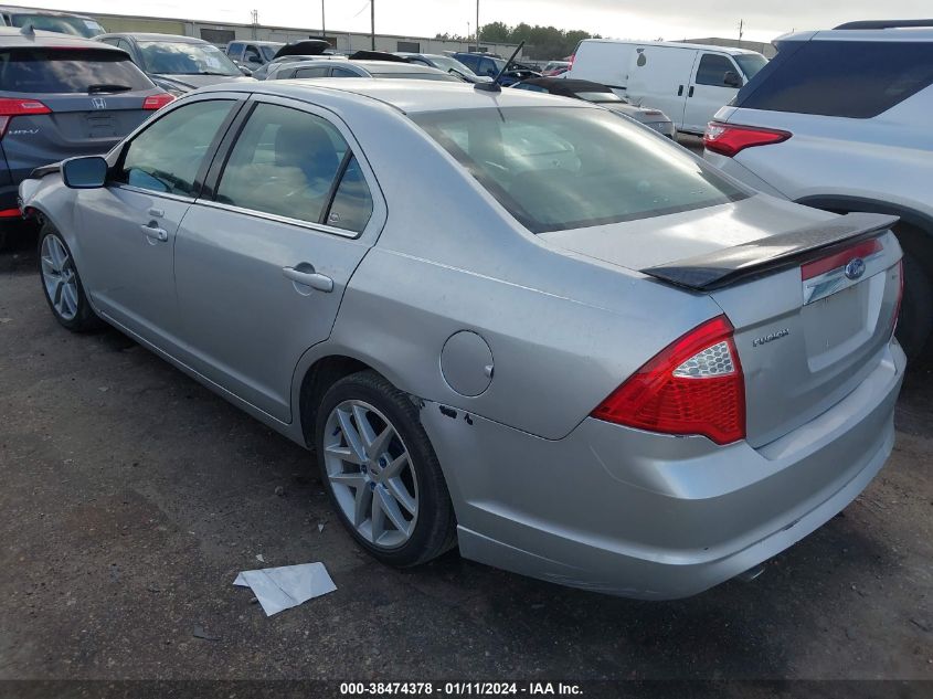 2010 Ford Fusion Sel VIN: 3FAHP0JG6AR125067 Lot: 38474378