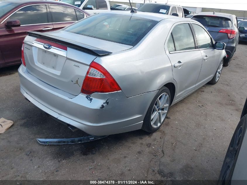 2010 Ford Fusion Sel VIN: 3FAHP0JG6AR125067 Lot: 38474378