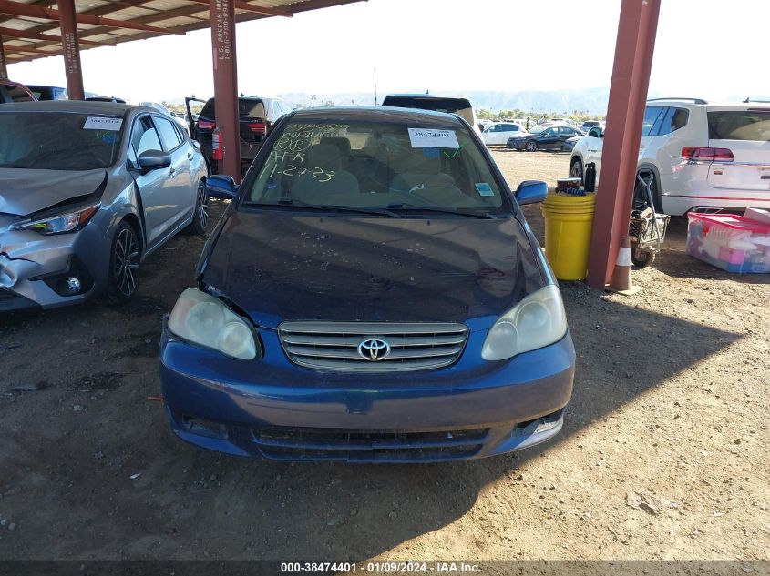 2003 Toyota Corolla Le VIN: 1NXBR32E53Z164118 Lot: 38474401