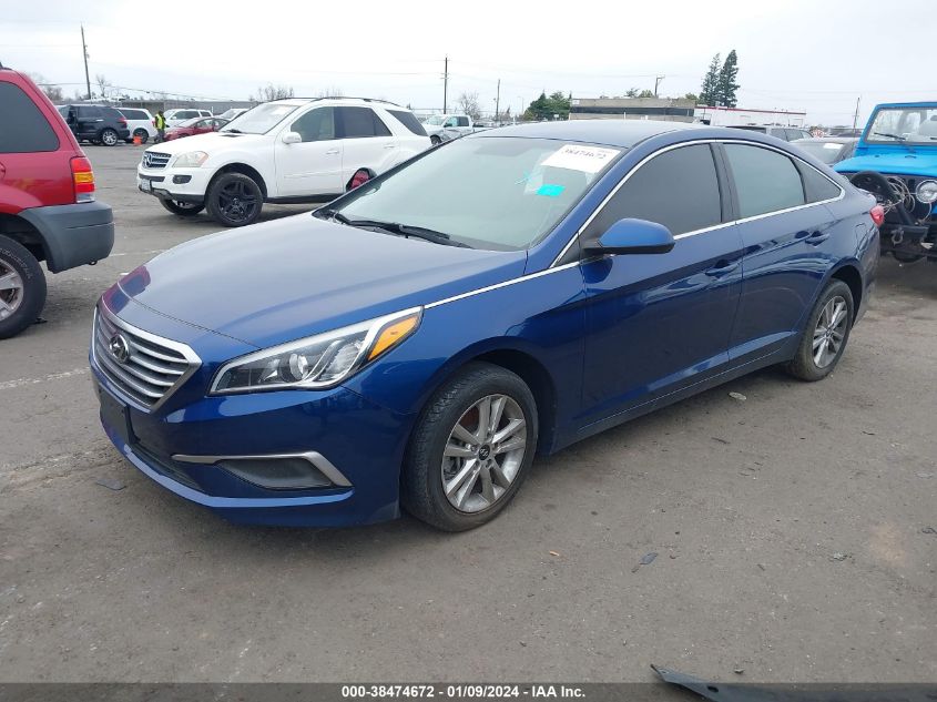 2017 Hyundai Sonata Se VIN: 5NPE24AF8HH504367 Lot: 38474672