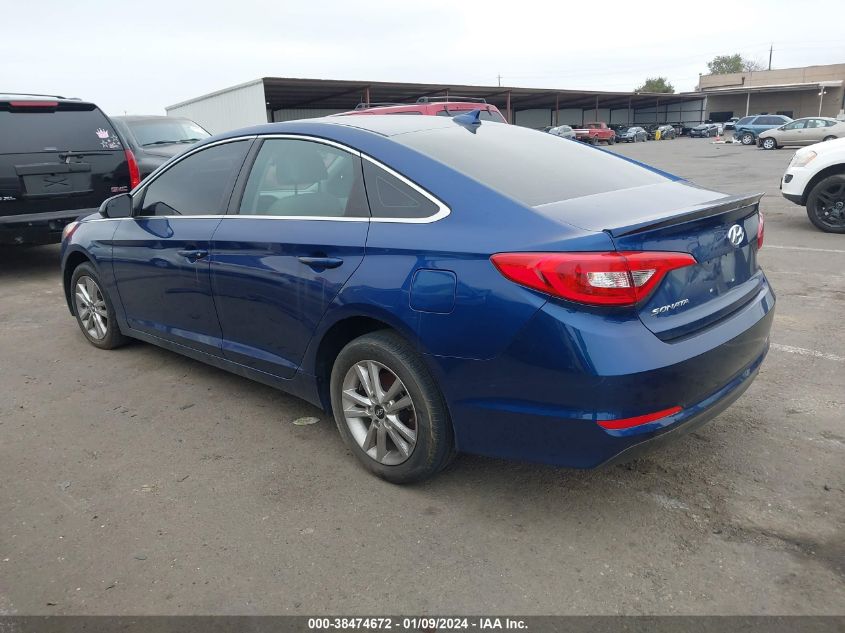 2017 Hyundai Sonata Se VIN: 5NPE24AF8HH504367 Lot: 38474672