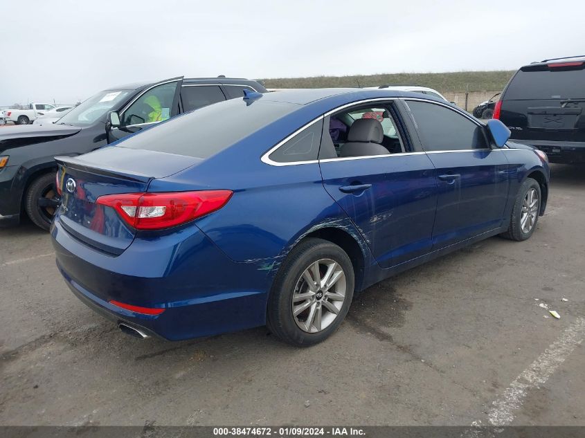 2017 Hyundai Sonata Se VIN: 5NPE24AF8HH504367 Lot: 38474672