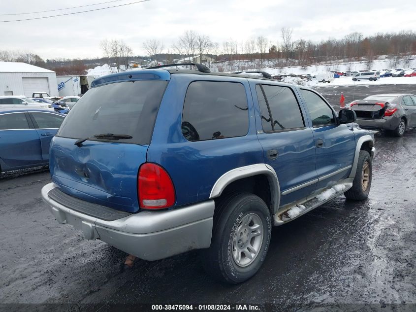 1B4HS58N52F153061 2002 Dodge Durango Slt Plus