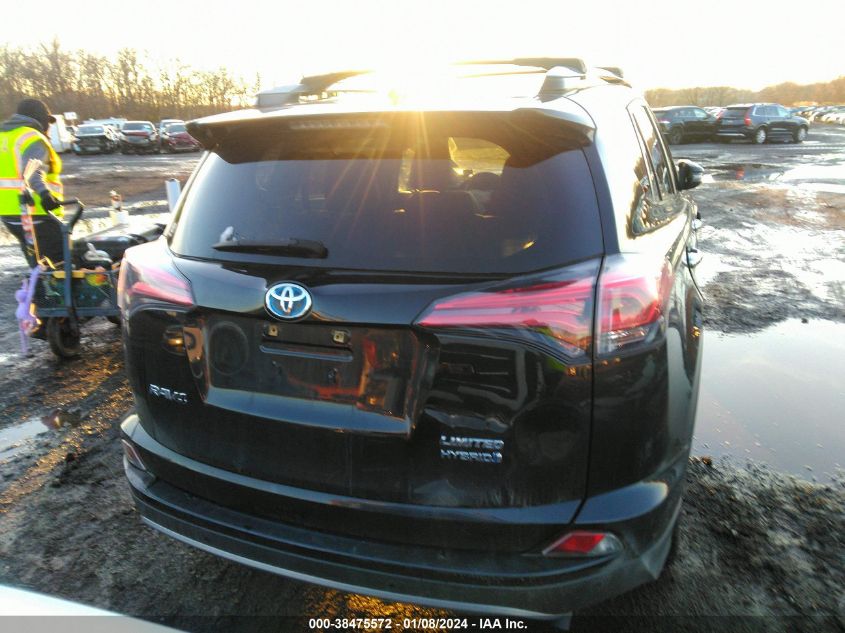 2018 Toyota Rav4 Hybrid Limited VIN: JTMDJREV9JD223655 Lot: 38475572