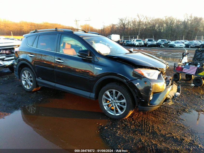 2018 Toyota Rav4 Hybrid Limited VIN: JTMDJREV9JD223655 Lot: 38475572