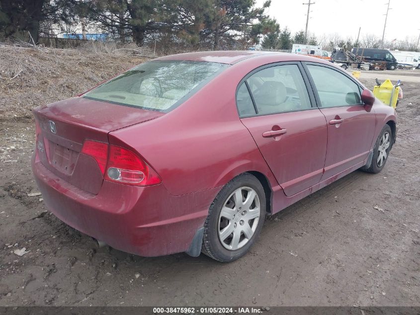 1HGFA16566L011433 2006 Honda Civic Lx