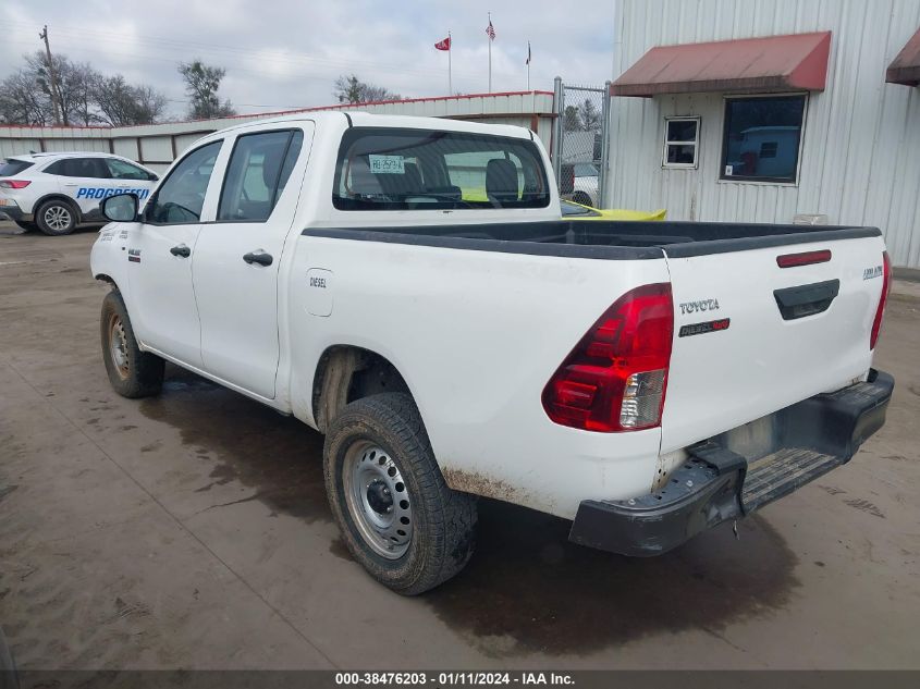 2022 Toyota Pickup 4 X 4 VIN: MR0DA3CD3N4002888 Lot: 38476203