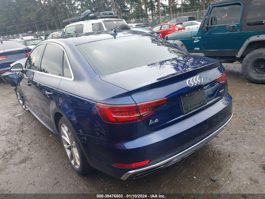 WAUENAF43KA002844 2019 Audi A4 45 Premium