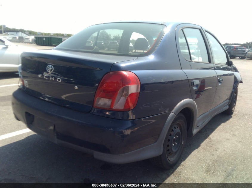 2002 Toyota Echo Base (A4) VIN: JTDBT123920206269 Lot: 38476537