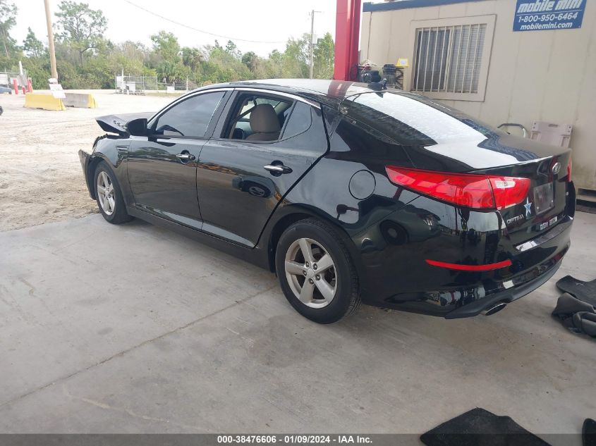 2014 Kia Optima Lx VIN: 5XXGM4A75EG321236 Lot: 38476606