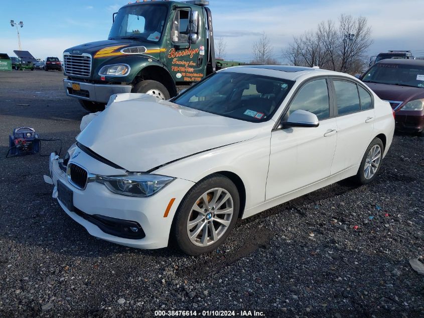 2018 BMW 320I xDrive VIN: WBA8A3C54JA498849 Lot: 38476614