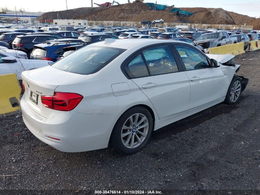 2018 BMW 320I xDrive VIN: WBA8A3C54JA498849 Lot: 38476614