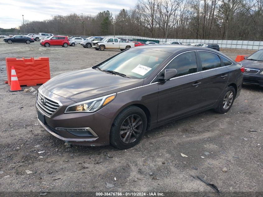 2015 Hyundai Sonata Se VIN: 5NPE24AF4FH235975 Lot: 38476766