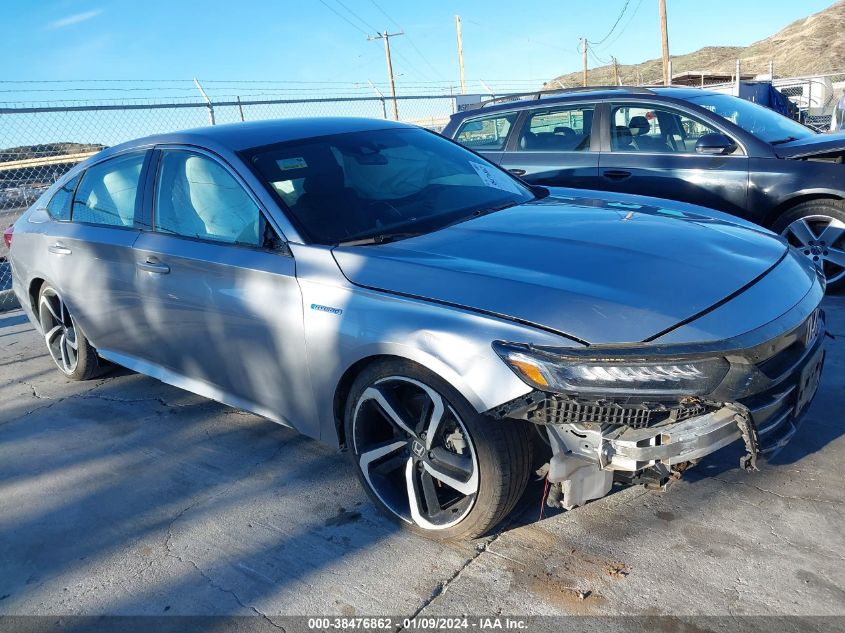 2022 Honda Accord Hybrid Sport VIN: 1HGCV3F20NA031406 Lot: 38476862