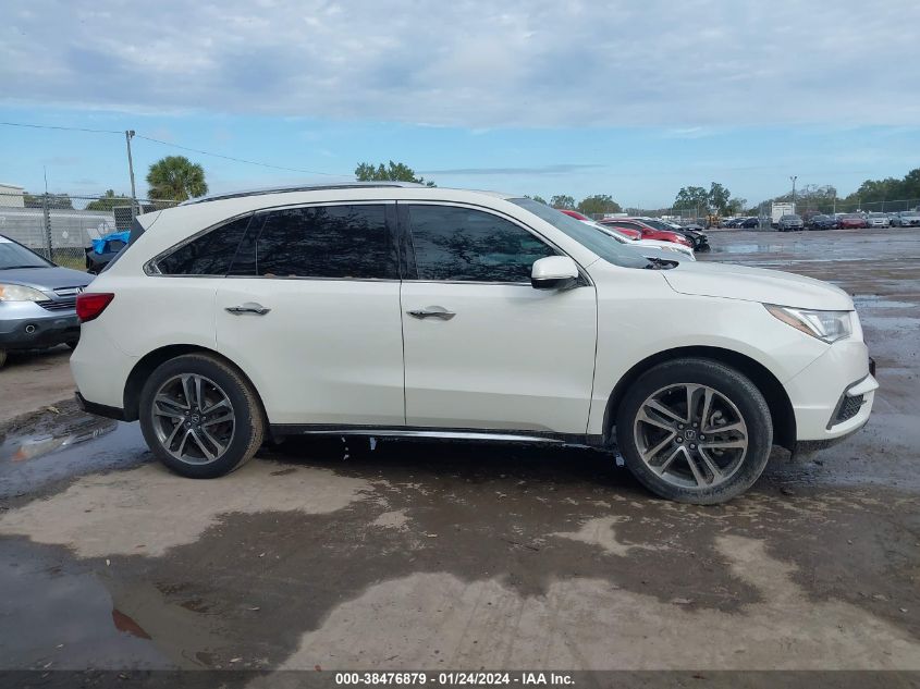 2017 Acura Mdx Advance Package VIN: 5FRYD3H89HB003817 Lot: 38476879