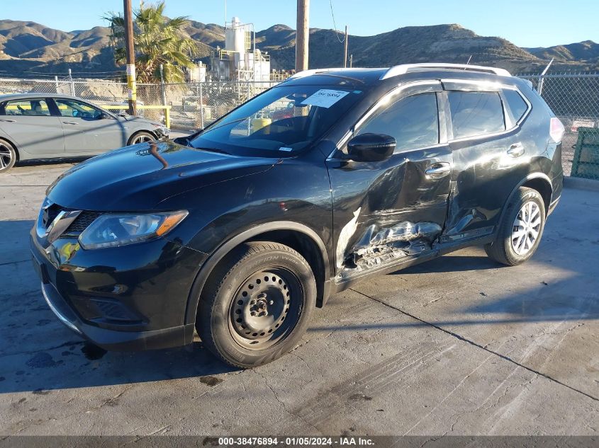 2016 Nissan Rogue S VIN: JN8AT2MT0GW010695 Lot: 38476894