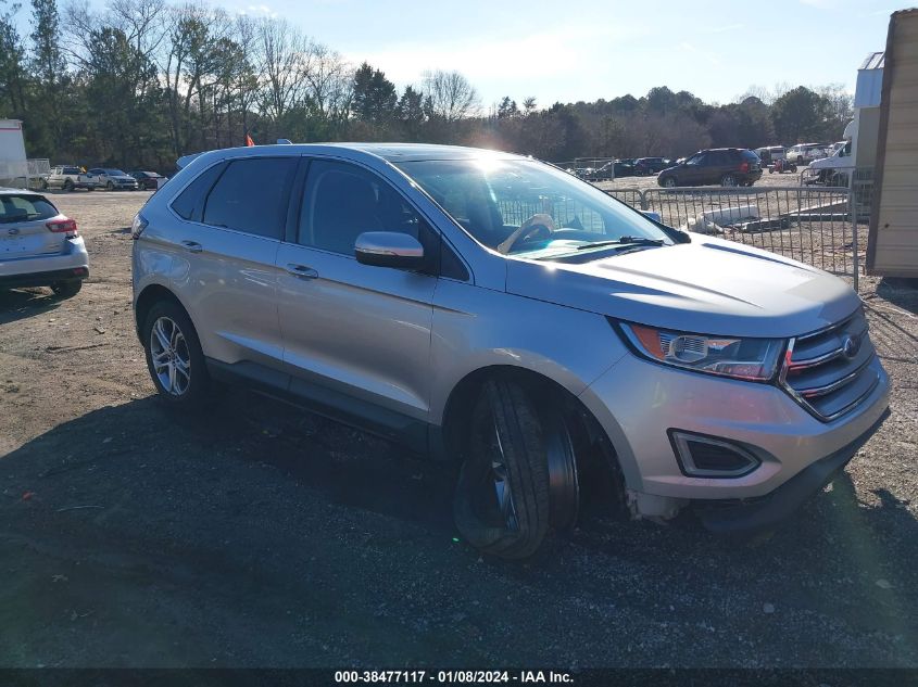 2016 Ford Edge Titanium VIN: 2FMPK3K87GBB05281 Lot: 38477117