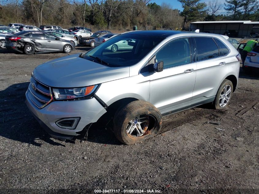 2016 Ford Edge Titanium VIN: 2FMPK3K87GBB05281 Lot: 38477117