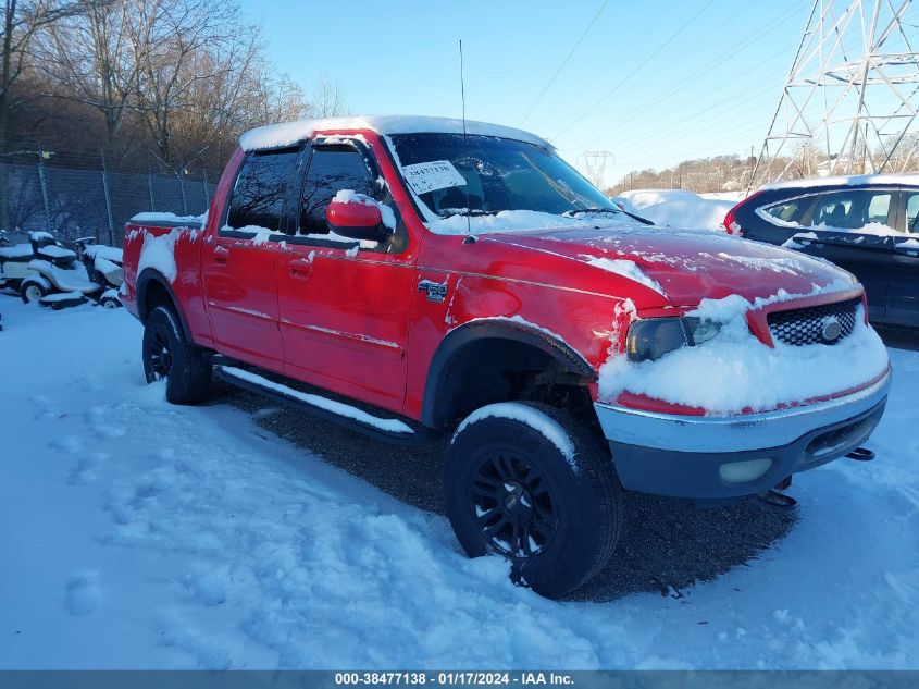 2001 Ford F-150 Supercrew King Ranch/Lariat/Xlt VIN: 1FTRW08L91KA12111 Lot: 38477138