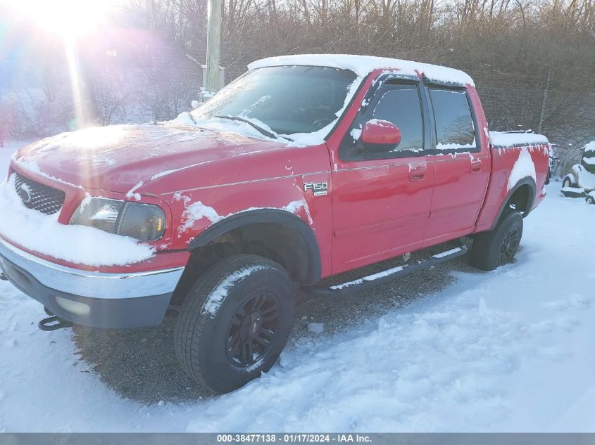 2001 Ford F-150 Supercrew King Ranch/Lariat/Xlt VIN: 1FTRW08L91KA12111 Lot: 38477138