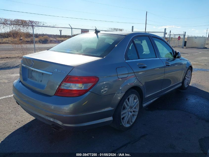 2009 Mercedes-Benz C 300 Luxury 4Matic/Sport 4Matic VIN: WDDGF81X99F354865 Lot: 38477255