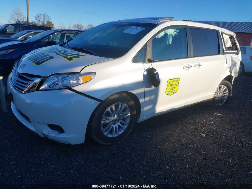 5TDYZ3DC0HS800241 2017 Toyota Sienna Xle 8 Passenger