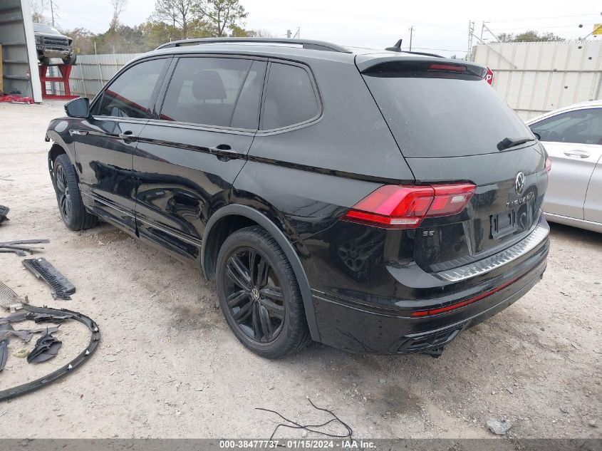 2022 Volkswagen Tiguan 2.0T Se R-Line Black VIN: 3VVCB7AX4NM002772 Lot: 38477737