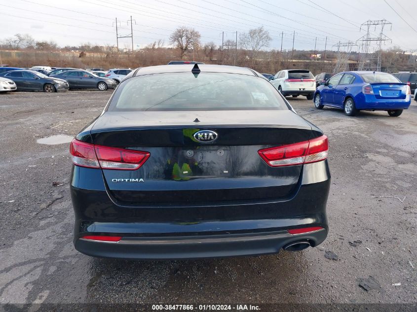 2016 Kia Optima Lx VIN: 5XXGT4L39GG037480 Lot: 38477866