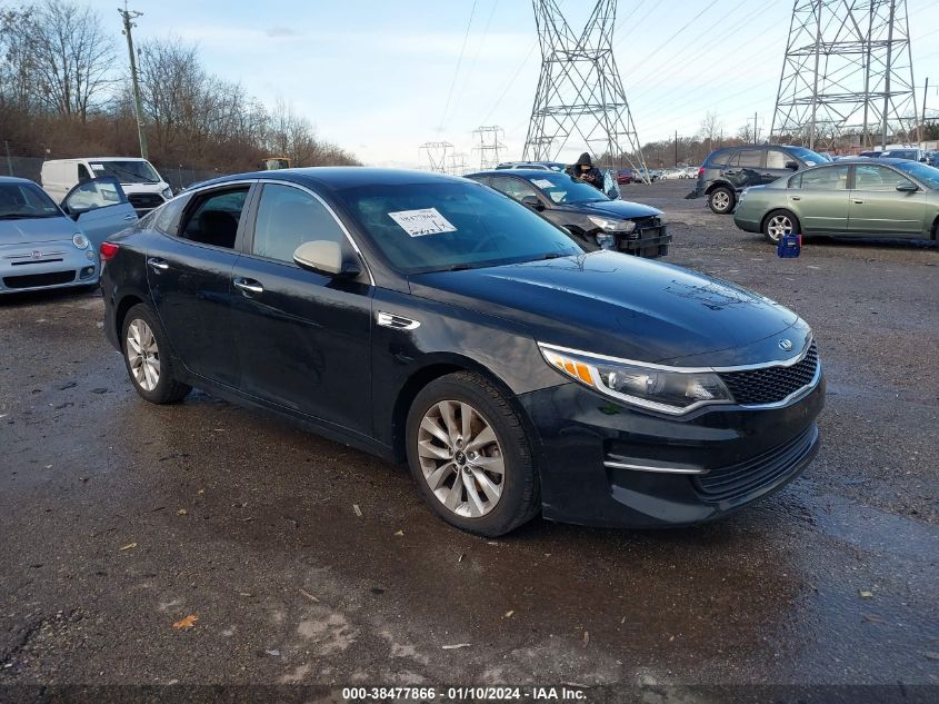 2016 Kia Optima Lx VIN: 5XXGT4L39GG037480 Lot: 38477866