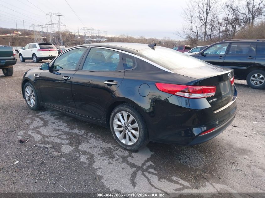 2016 Kia Optima Lx VIN: 5XXGT4L39GG037480 Lot: 38477866