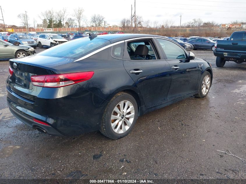 2016 Kia Optima Lx VIN: 5XXGT4L39GG037480 Lot: 38477866