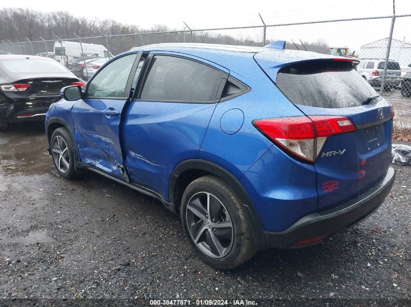 2022 Honda Hr-V 2Wd Ex VIN: 3CZRU5H53NM709240 Lot: 38477871