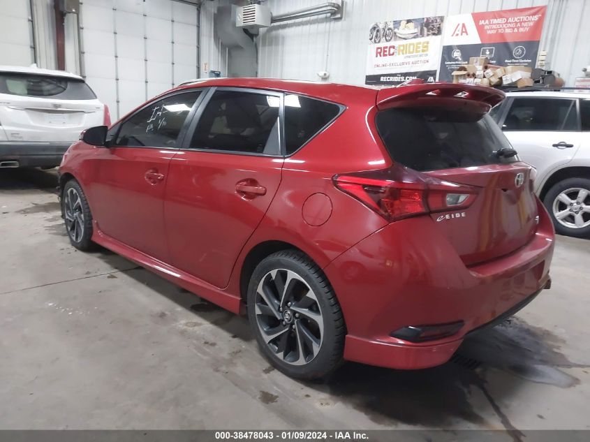 2017 Toyota Corolla Im VIN: JTNKARJE9HJ525368 Lot: 38478043