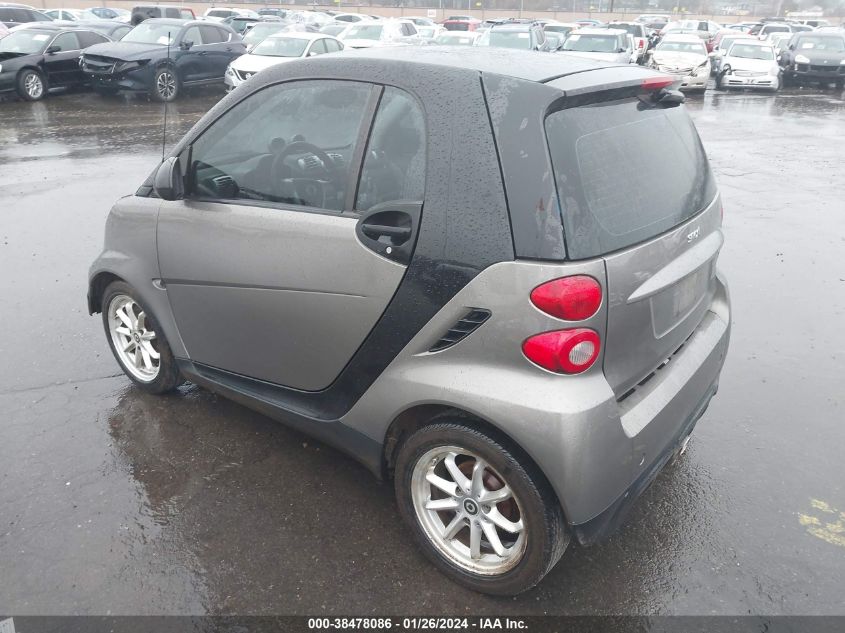 2010 Smart Fortwo Passion/Pure VIN: WMEEJ3BA5AK344599 Lot: 38478086