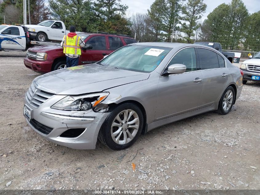 2012 Hyundai Genesis 3.8 VIN: KMHGC4DD6CU182970 Lot: 38478174