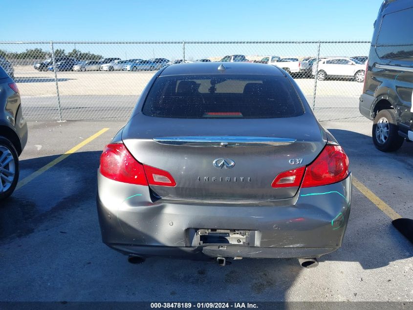 2012 Infiniti G37 Journey VIN: JN1CV6AP5CM621697 Lot: 38478189