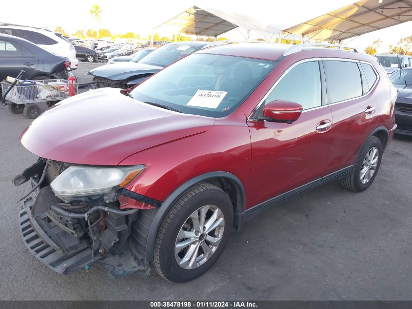 2015 Nissan Rogue Sv VIN: 5N1AT2MLXFC888335 Lot: 38478198