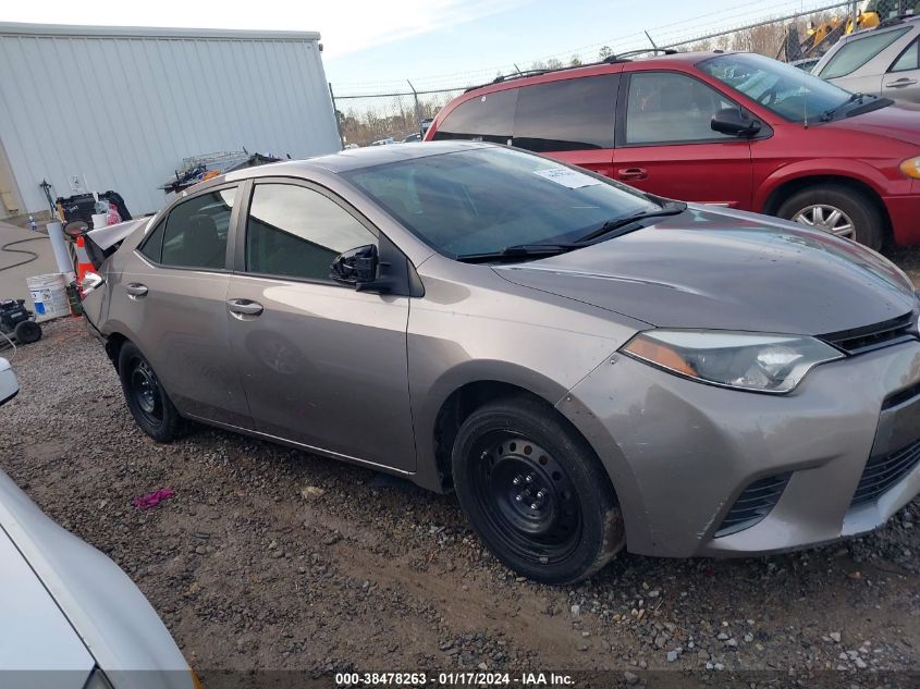 2016 Toyota Corolla Le VIN: 5YFBURHE6GP409329 Lot: 38478263