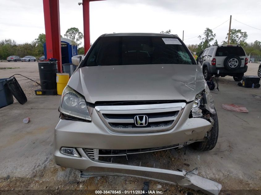 2005 Honda Odyssey Touring VIN: 5FNRL38855B045180 Lot: 38478545