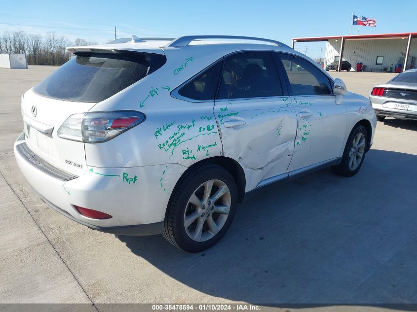 2010 Lexus Rx 350 VIN: JTJZK1BA8A2405054 Lot: 38478594