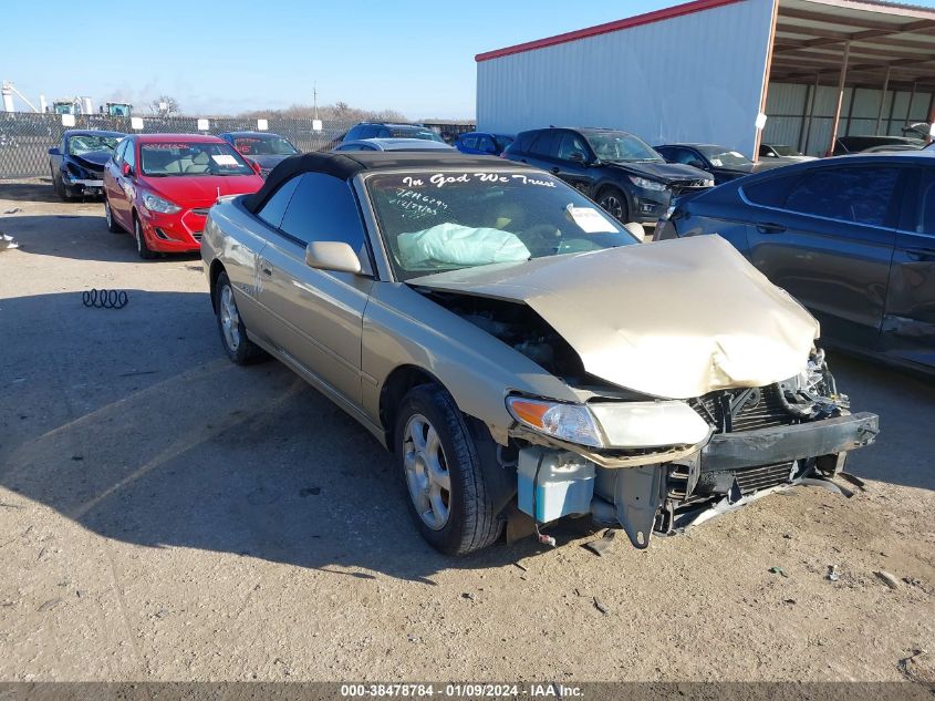 2T1FF28P32C548198 2002 Toyota Camry Solara Sle