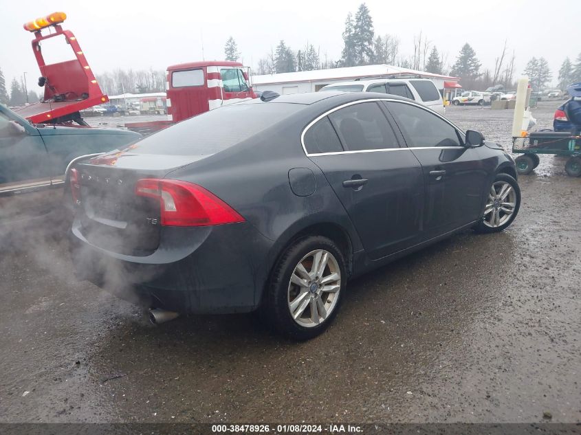 2013 Volvo S60 T5/T5 Platinum/T5 Premier/T5 Premier Plus VIN: YV1612FS6D2187597 Lot: 38478926