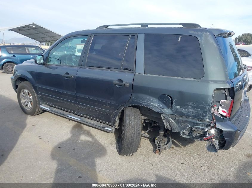 2HKYF18555H501189 2005 Honda Pilot Ex-L