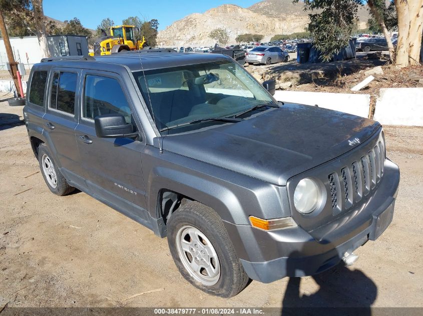 2012 Jeep Patriot Sport VIN: 1C4NJPBB0CD661244 Lot: 38479777