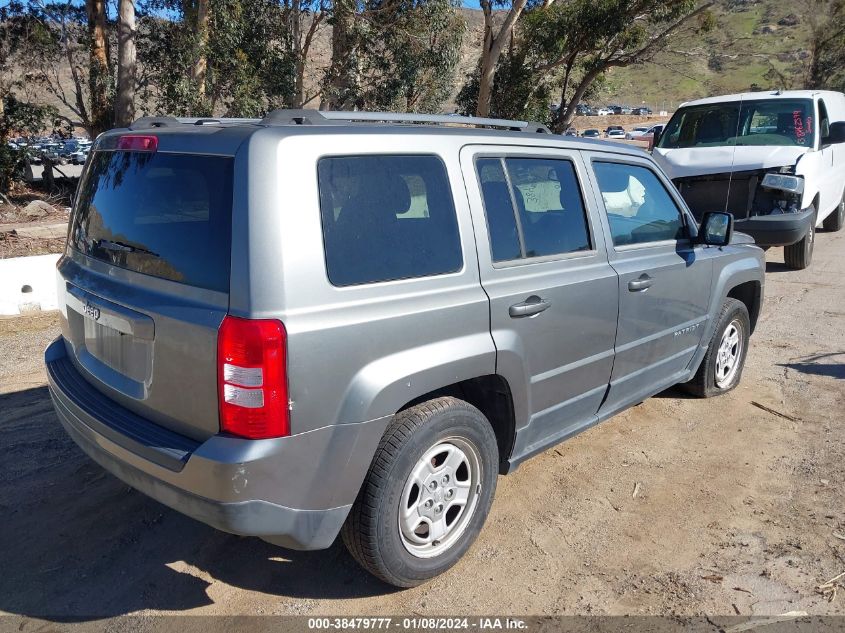 2012 Jeep Patriot Sport VIN: 1C4NJPBB0CD661244 Lot: 38479777