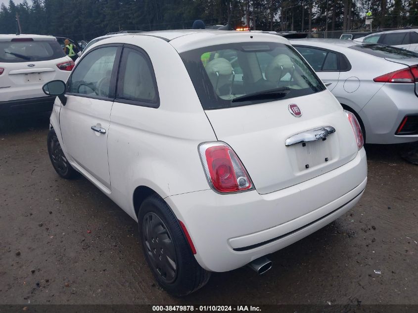 2016 Fiat 500 Pop VIN: 3C3CFFAR3GT170527 Lot: 38479878