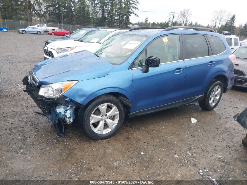 2015 Subaru Forester 2.5I Limited VIN: JF2SJARCXFH458164 Lot: 38479943