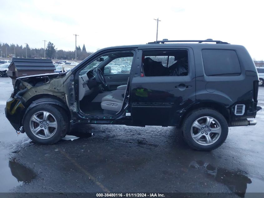 2014 Honda Pilot Ex-L VIN: 5FNYF4H71EB050974 Lot: 38480116